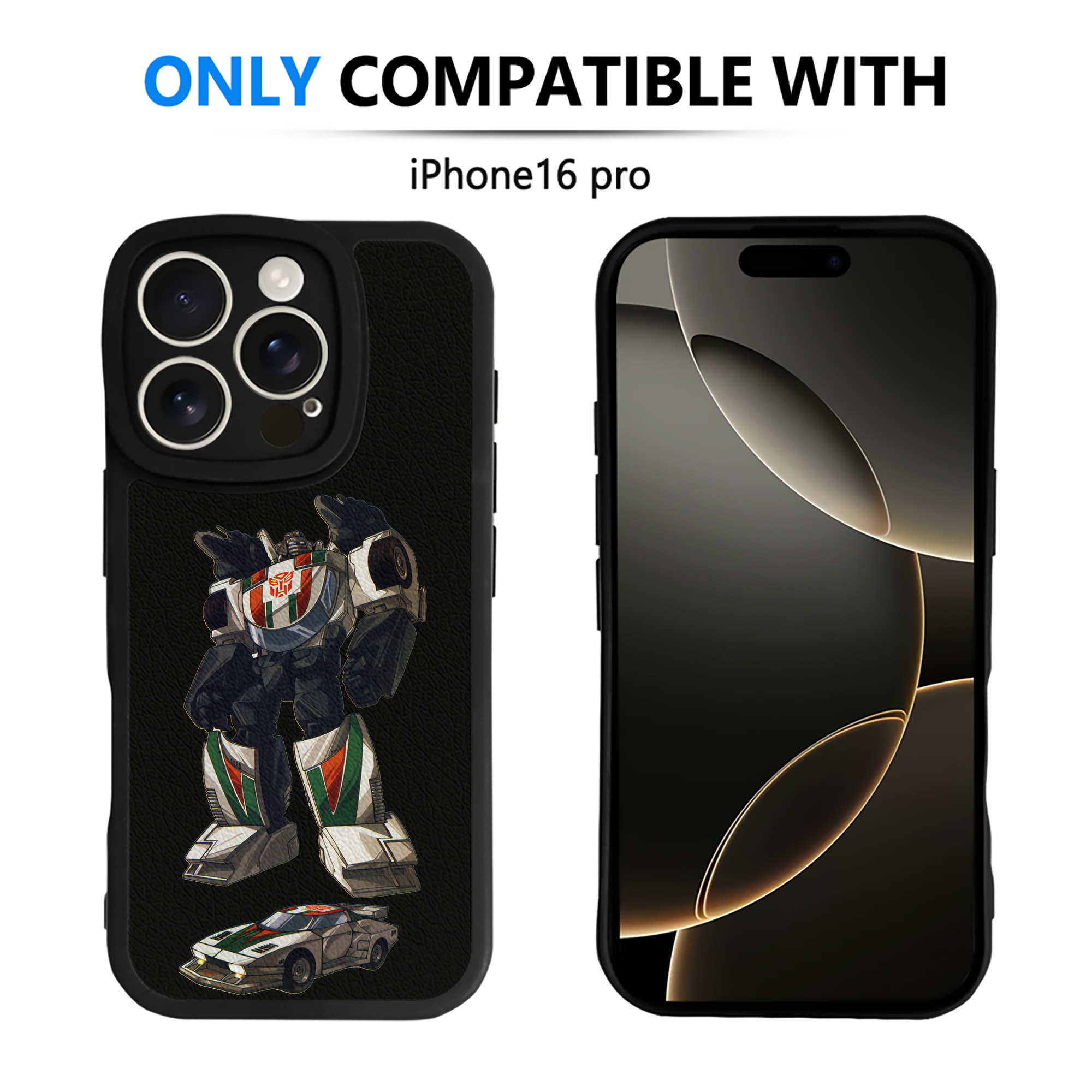 （画像用）  【iPhone 16シリーズ対応】シリコンスマホケース（レザー調） 材質：シリコン